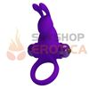 Anillo con potente vibrador conejo con 10 velocidades